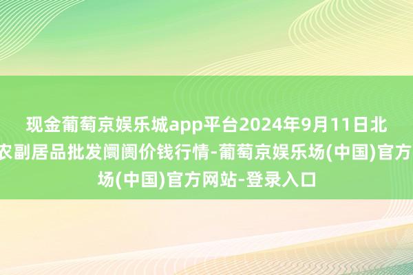 现金葡萄京娱乐城app平台2024年9月11日北京京丰岳各庄农副居品批发阛阓价钱行情-葡萄京娱乐场(中国)官方网站-登录入口