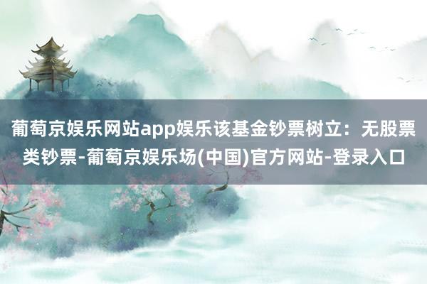 葡萄京娱乐网站app娱乐该基金钞票树立：无股票类钞票-葡萄京娱乐场(中国)官方网站-登录入口